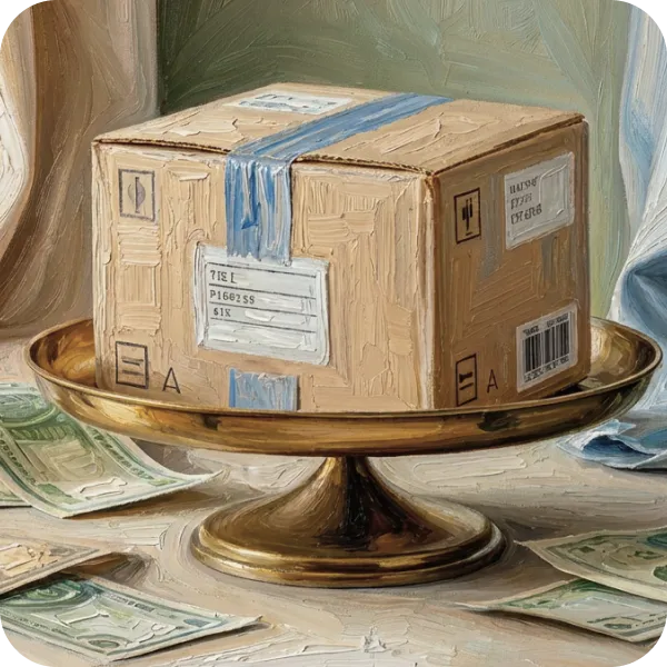 Person working on taxes