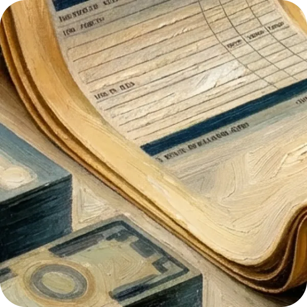 Person working on taxes